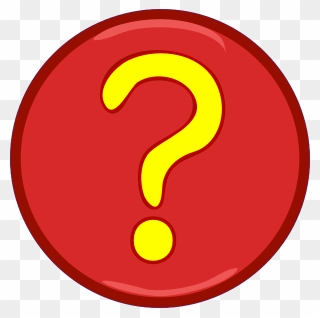 Yellow Question Mark Inside Red Circle Clip Art At - Question Mark Circle Clipart - Png Download