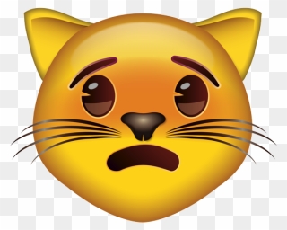 Crying Cat Emoji Clipart