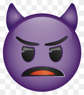 Devil Emoji Transparent Clipart
