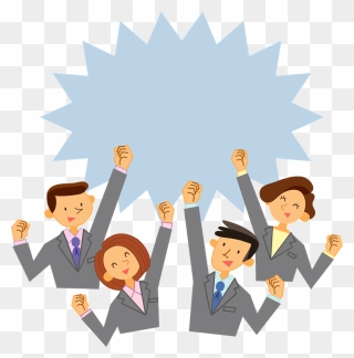 Business Persons Fist Pump Clipart - Lic Divisional Managers Club - Png Download