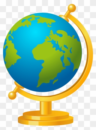 Free World Globe Clipart, Download Free Clip Art, Free - Transparent Background Globe Clipart - Png Download