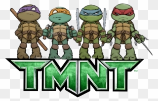 Teenage Mutant Ninja Turtles Logo Words Clipart