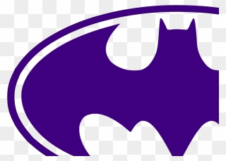 Purple Batman Logo Clipart