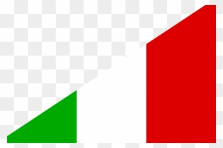 Diagonal Flag Italy Br Flag - Flag Clipart