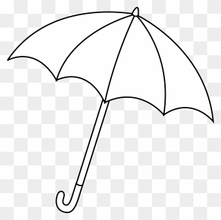 Umbrella Vector Png - Umbrella Clip Art Black And White Transparent Png