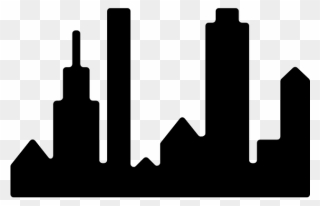 New York City Silhouette Skyline Computer Icons - New York Icons Vector Clipart
