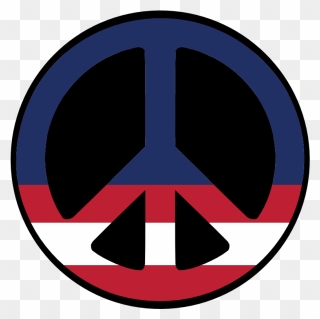 Us 36 Star Wagon Wheel Flag Peace Symbol Scallywag - Clip Art - Png Download