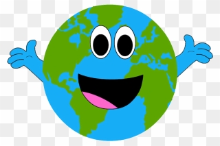 Earthdaycentral Day - Clipart Transparent Happy Earth - Png Download