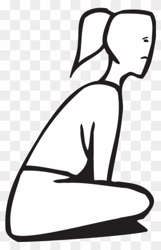 Collection Of Free Hawk Drawing Rough Legged Download - Drawing Of A Girl Sitting Cross Legged Clipart