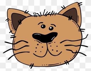 Cartoon Cat Face Clipart