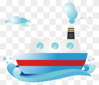 Steamboat Clipart - Png Download