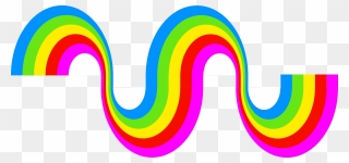 Swirly Rainbow Decoration Clipart By Anarres - Swirly Rainbow - Png Download