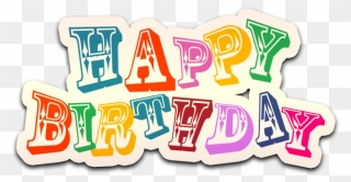 Happy Birth Day Transparent Clipart