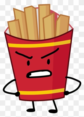 Peanut Butter Clipart Bfdi - Bfdi Fries - Png Download