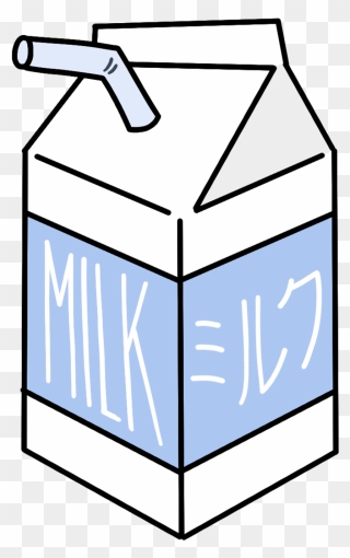 Aesthetic Milk Carton Png Clipart