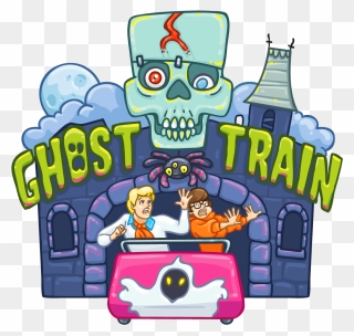 Transparent Train Clipart Png - Ghost Train Clipart