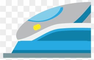 High-speed Train Emoji Clipart - Graphic Design - Png Download