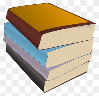 Stack Of Books Free To Use Clipart - Stack Stacked Books Clipart - Png Download