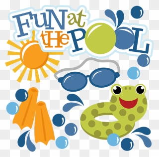 Fun At The Pool Svg Swimming Svg Files For Scrapbooking - Scalable Vector Graphics Clipart