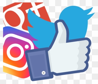 Marketing Clipart Media Icon - Marketing Social Media Clipart - Png Download