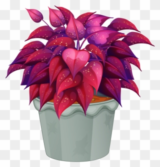 Pot Plant Clipart Bunga Clipart Flower Pot Png - Flower In Pot Clipart Png Transparent Png