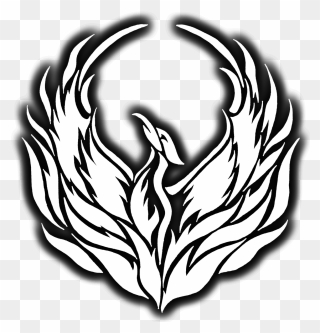 Drawing Phoenix Logo - Logo Black And White Phoenix Clipart