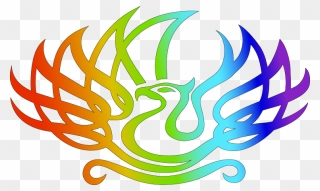 Rainbow Phoenix Clipart