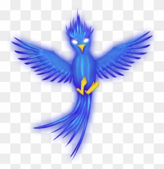 Blue Flame Logo - Blue Phoenix Png Clipart