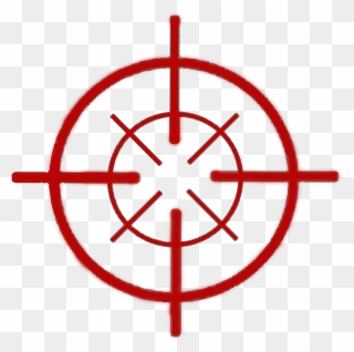 Red Crosshair Png - Crosshair Png Clipart
