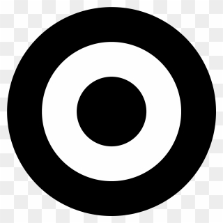 Black Target Free Png - Circle Clipart