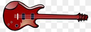 Acoustic Electric Guitar,string Instrument,acoustic - Clip Art Bass Guitar - Png Download