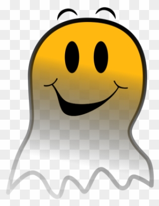 Ghost Smiley Png Images - Yellow Ghost Clipart