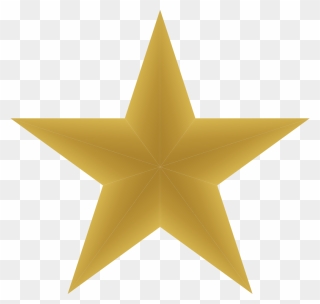 Gold Star Png - Dark Gold Star Png Clipart