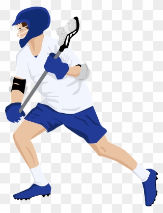 Lacrosse Player Clipart - Png Download
