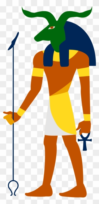 Transparent Temple Clothing Standing Line Clipart For - Thoth Egyptian God Clipart - Png Download