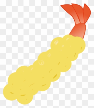 Yellow,tempura,shrimp - Illustration Clipart