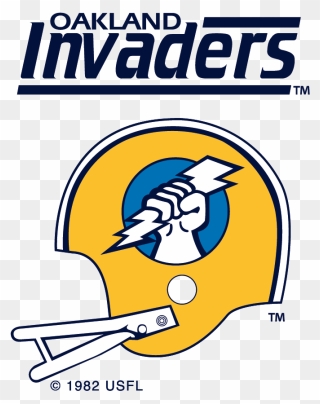 Oakland Invaders Usfl Logo Clipart