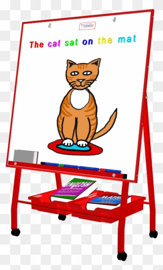 Easel Clipart Whiteboard Easel - Cartoon - Png Download