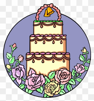 Transparent Wedding Cake Clipart - Wedding Cake - Png Download