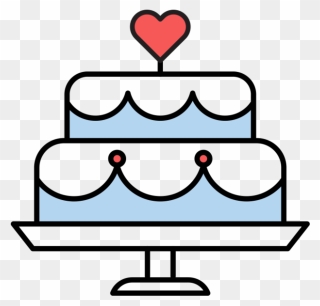 Kitties Wedding2 - Cake Clipart