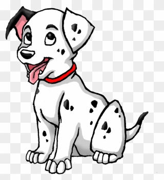 Dalmatian Dog Puppy 102 Dalmatians - Dalmatian Dog Drawing Clipart