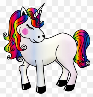 Unicorn Emoji Coloring Pages Clipart
