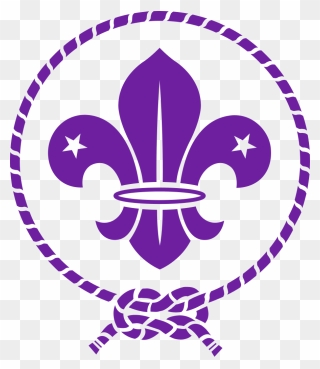 World Scout Emblem Inverse - Fleur De Lis Scouts Clipart