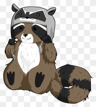 Clipart Freeuse Stock Collection Of Raccoon Drawing - Raccoon Hat Drawing - Png Download