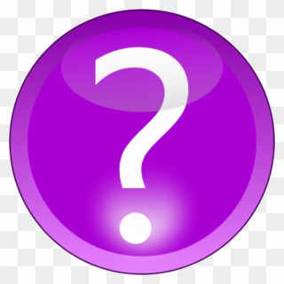 Purple Question Mark Clip Art - Question Mark With Purple Background - Png Download