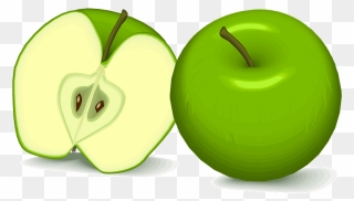Green Apples Clipart - Clipart Green Fruit - Png Download