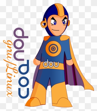 Super Hero Dou - Superhero Clipart