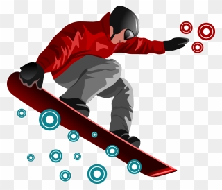 Snowboarding Clipart Vacation - Snowboarding Png Transparent Png