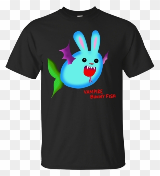 Vampire Bunny Fish Cute And Scary T Shirt & Hoodie - T-shirt Clipart