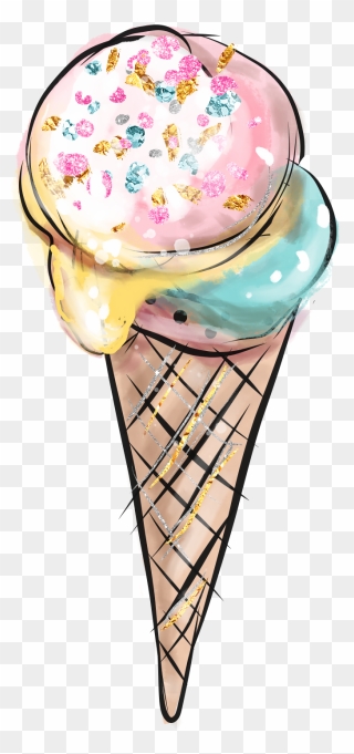 #icecream #icecreamcone #summer #summerdays #cooldown - Ice Cream Cone Clipart
